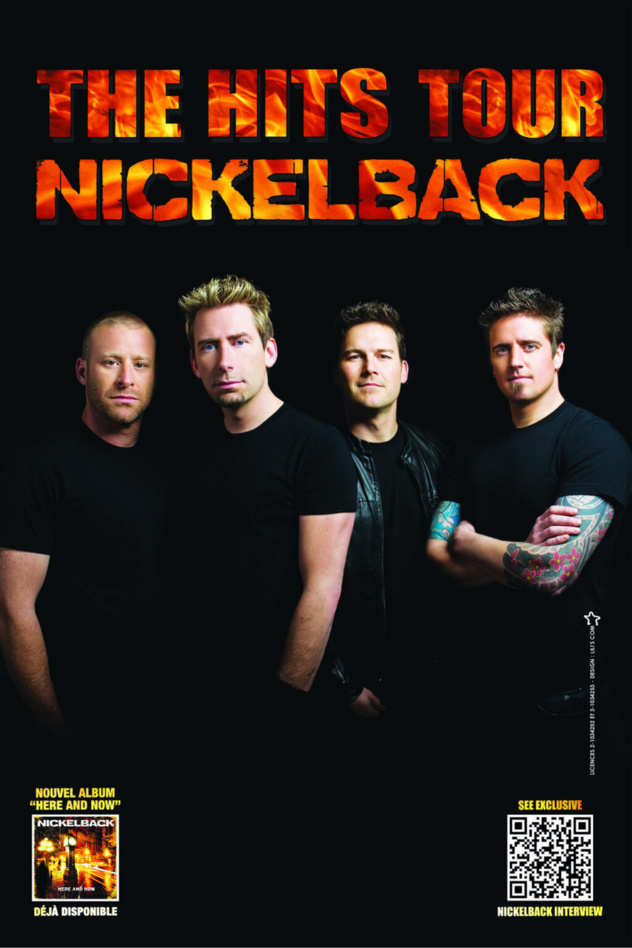 Nickelback the hit tour Paris Bercy 2013