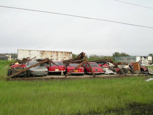 Walter Medlin Ferrari Collection destroyed