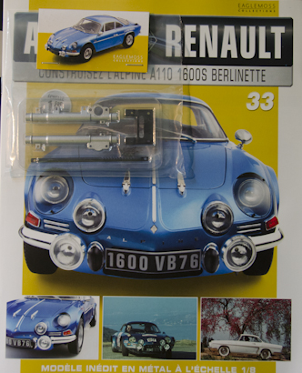 Alpine Renault A110 1600S berlinette - Fascicule 33
