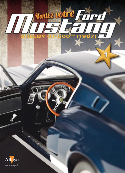 Modèle Réduit Ford Mustang Shelby GT500 Altaya échelle 1/6 - Numéro 81, Neuf, Voiture De Collection