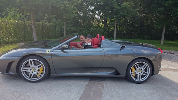 Ferrari F430 spider F1 - Les premiers baptêmes