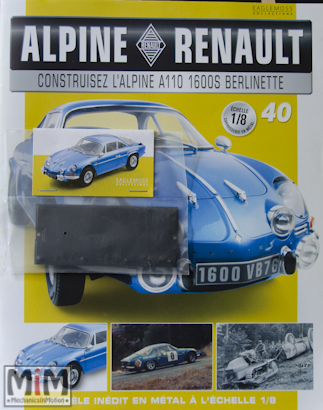 Alpine Renault A110 1600S berlinette - Fascicule 40