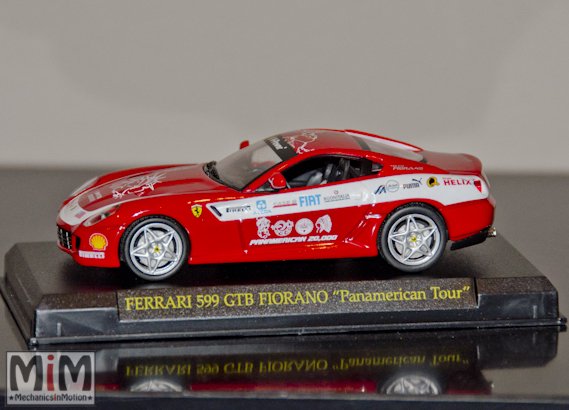 Hachette GT Collection Ferrari 599 GTB Fiorano Panamerican tour