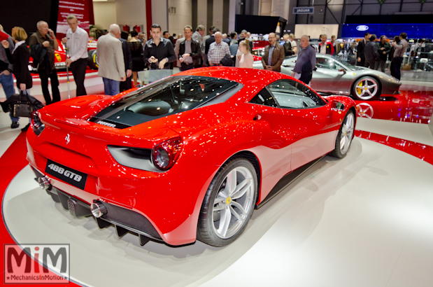 Ferrari 488 GTB Rosso Salon de Genève 2015-3