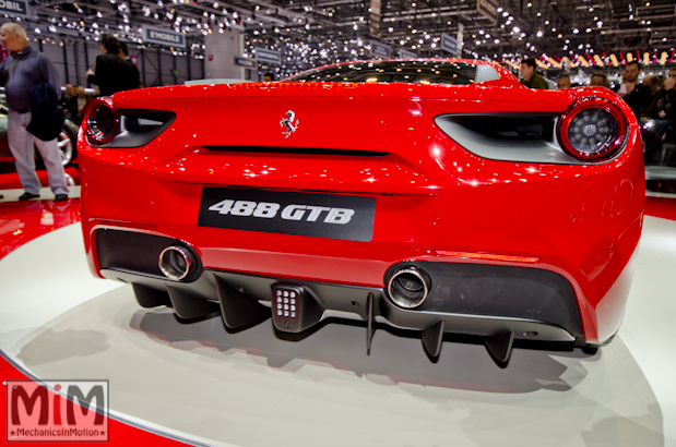 Ferrari 488 GTB Rosso Salon de Genève 2015-5