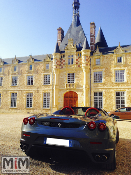 Ferrari F430 spider F1 - Château Esclimont_3