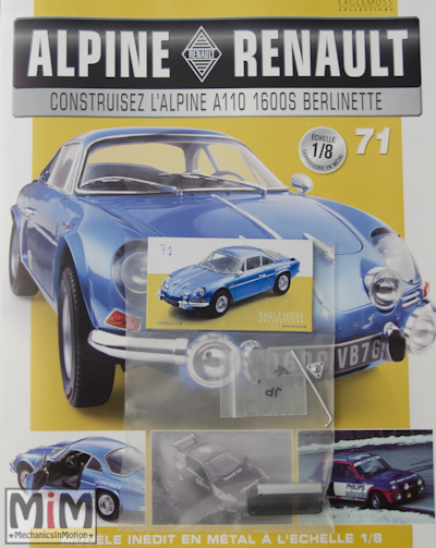 Alpine Renault A110 1600S berlinette - Fascicule 71