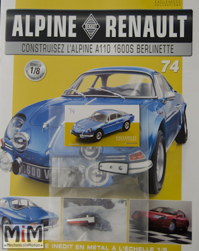 Alpine Renault A110 1600S berlinette - Fascicule 74