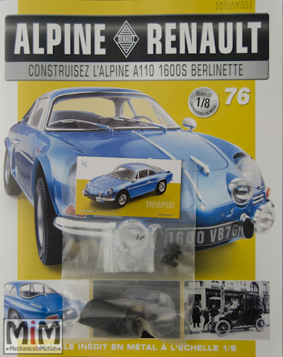 Alpine Renault A110 1600S berlinette - Fascicule 76