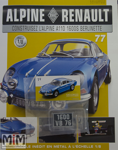 Alpine Renault A110 1600S berlinette - Fascicule 77
