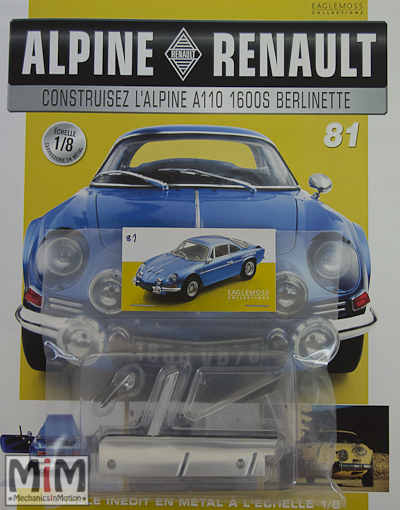 Alpine Renault A110 1600S berlinette - Fascicule 81