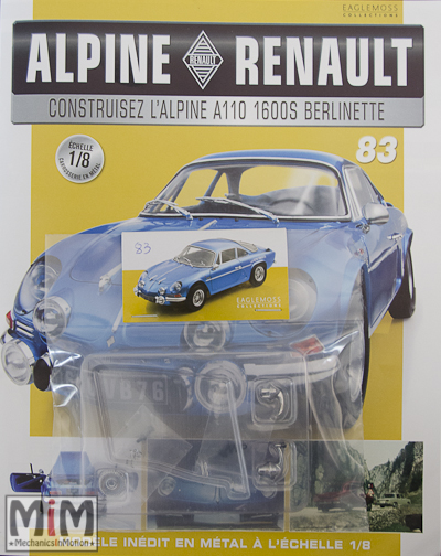 Alpine Renault A110 1600S berlinette - Fascicule 83