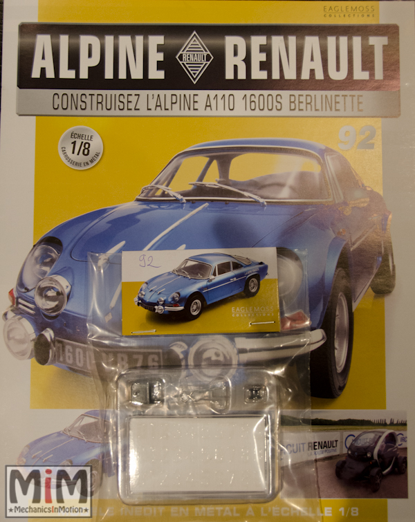 Alpine Renault A110 1600S berlinette - Fascicule 92