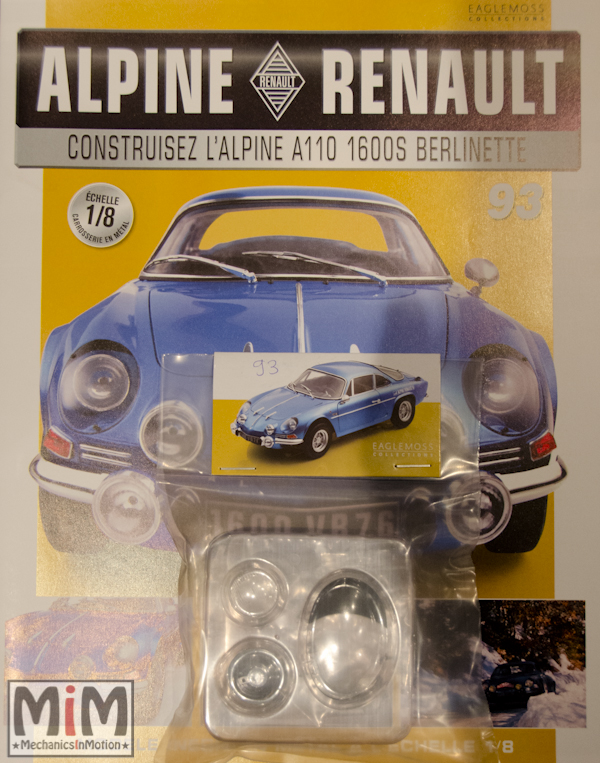 Alpine Renault A110 1600S berlinette - Fascicule 93