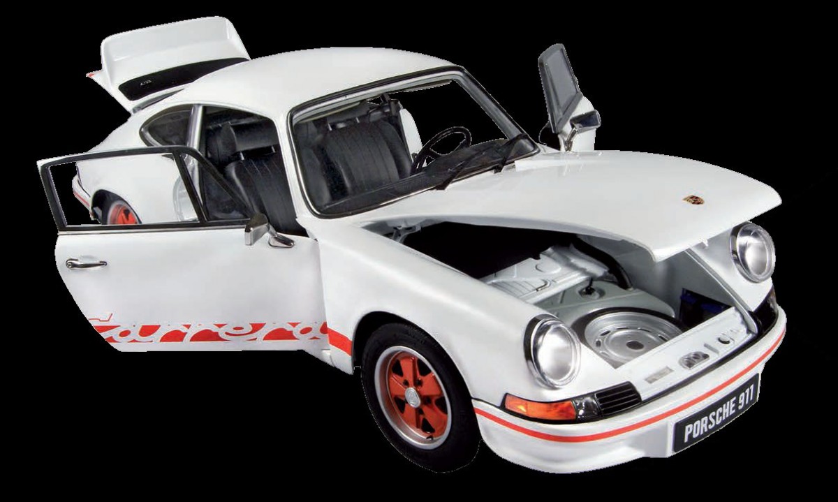 Porsche 911 Carrera RS 2.7 au 1/8è par Altaya – le montage (terminé)