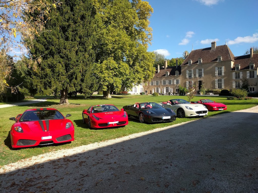 Rallye touristique en Ferrari – Bourgogne 2017