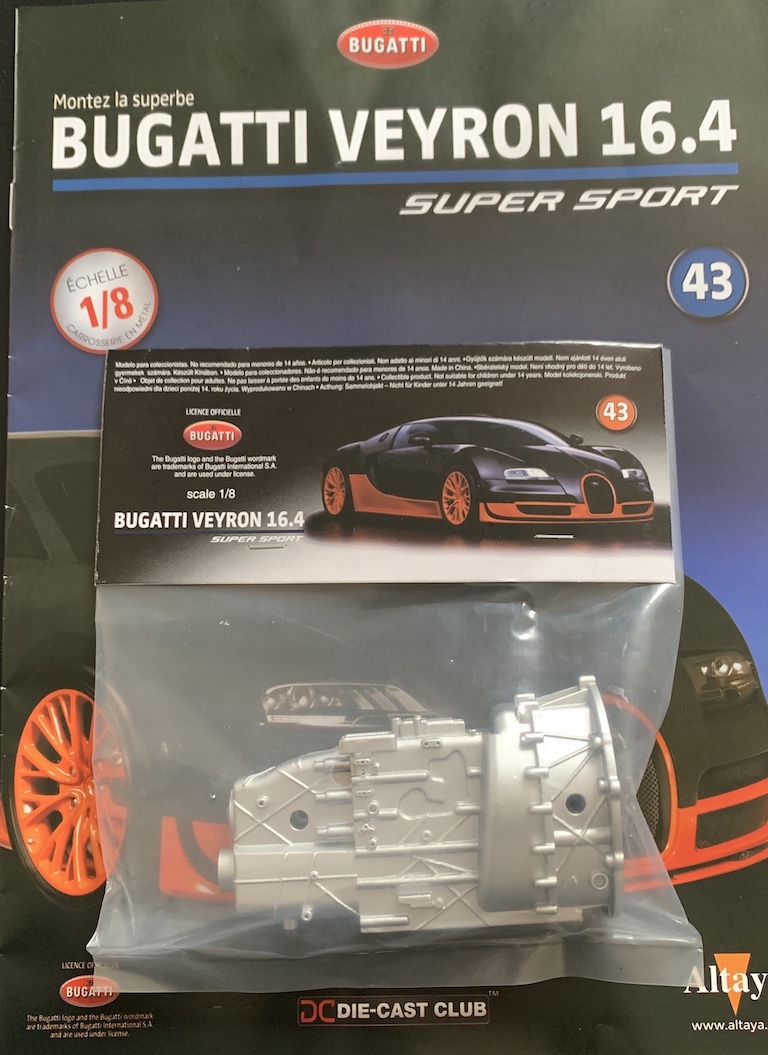 ALTAYA 1:8 BUGATTI VEYRON 16.4 SUPER SPORT N° BV 015 - PIECES Parts EUR 15,40 - FR